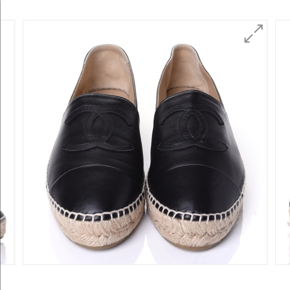 Chanel Lambskin CC Espadrilles shoes - Picture 1 of 6